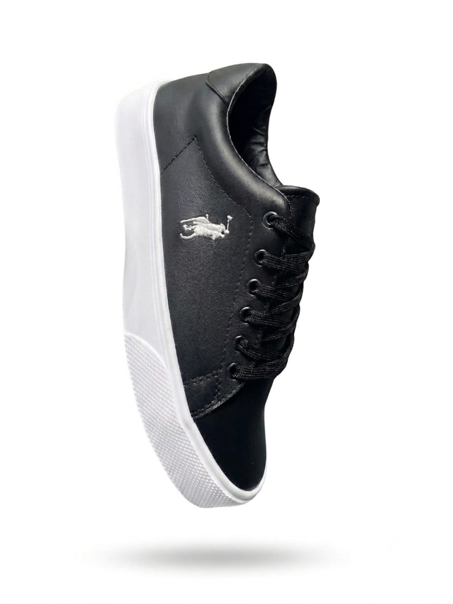 Zapatilla Casual Polo Black Icon - Image 2