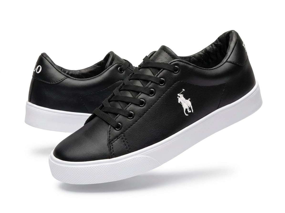 Zapatilla Casual Polo Black Icon